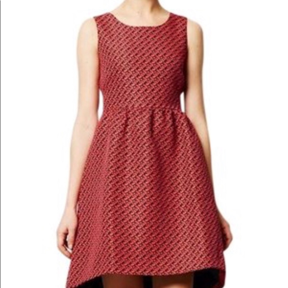 Anthropologie Mid-Length Geojacquard Dress